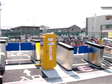 柴崎南自転車等駐車場（ゲート式）導入実績写真2